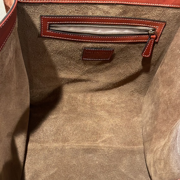 VALENTINO BY MARIO VALENTINO Leather & Suede Amy Satchel - Picture 12 of 17